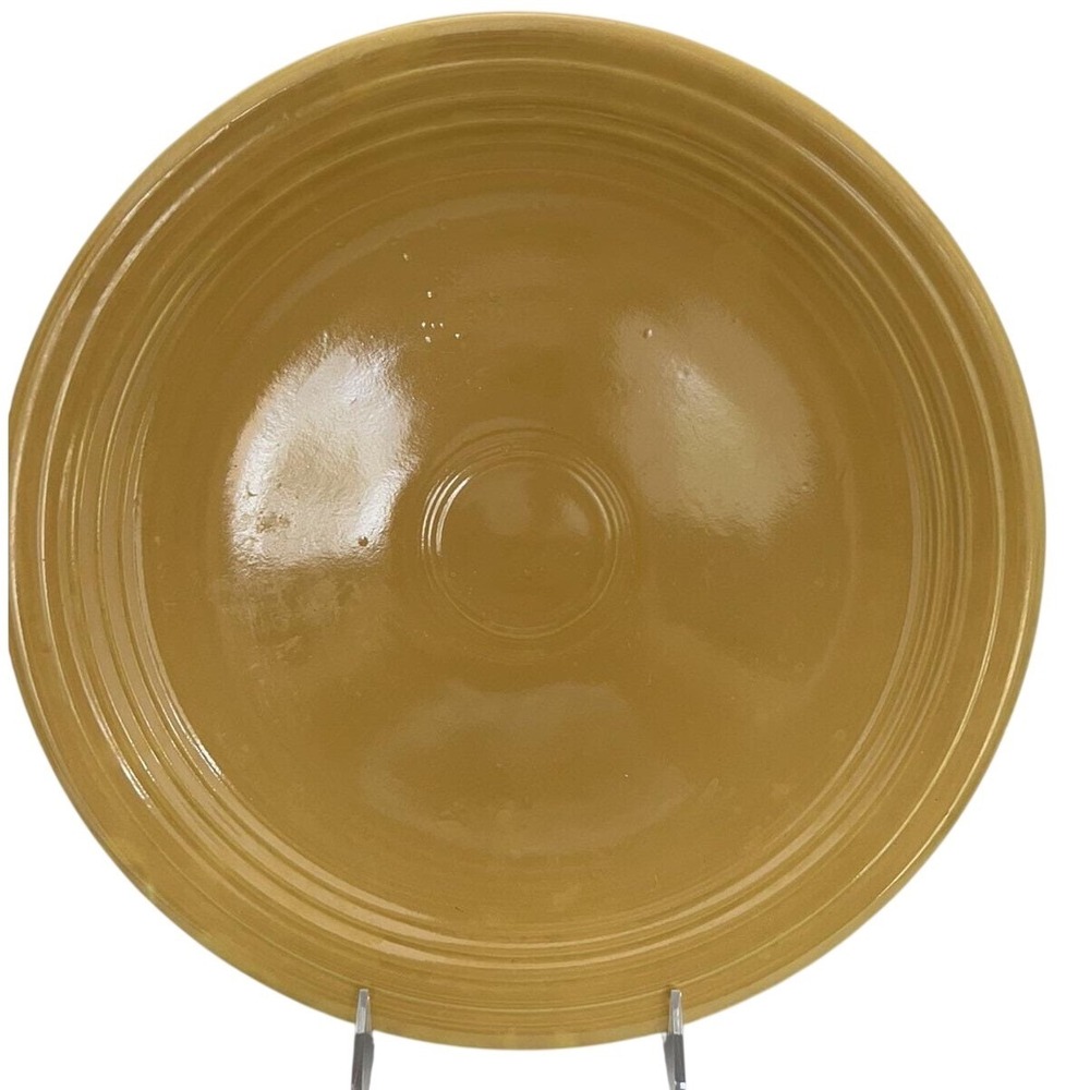 Vintage‎ Yellow Fiesta Fiestaware Chop (Serving) Plate 13"